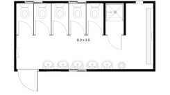 Portable Toilet & Ablution Block Example 8