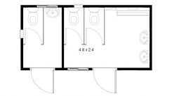 Portable Toilet & Ablution Block Example 9